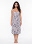 Cotton Strap Nightgown - Pink/Blue
