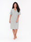 Floral cotton Nightshirt - Baby blue