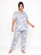 Cotton Pajama - Blue
