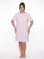 Cotton Nightshirt - Maroon