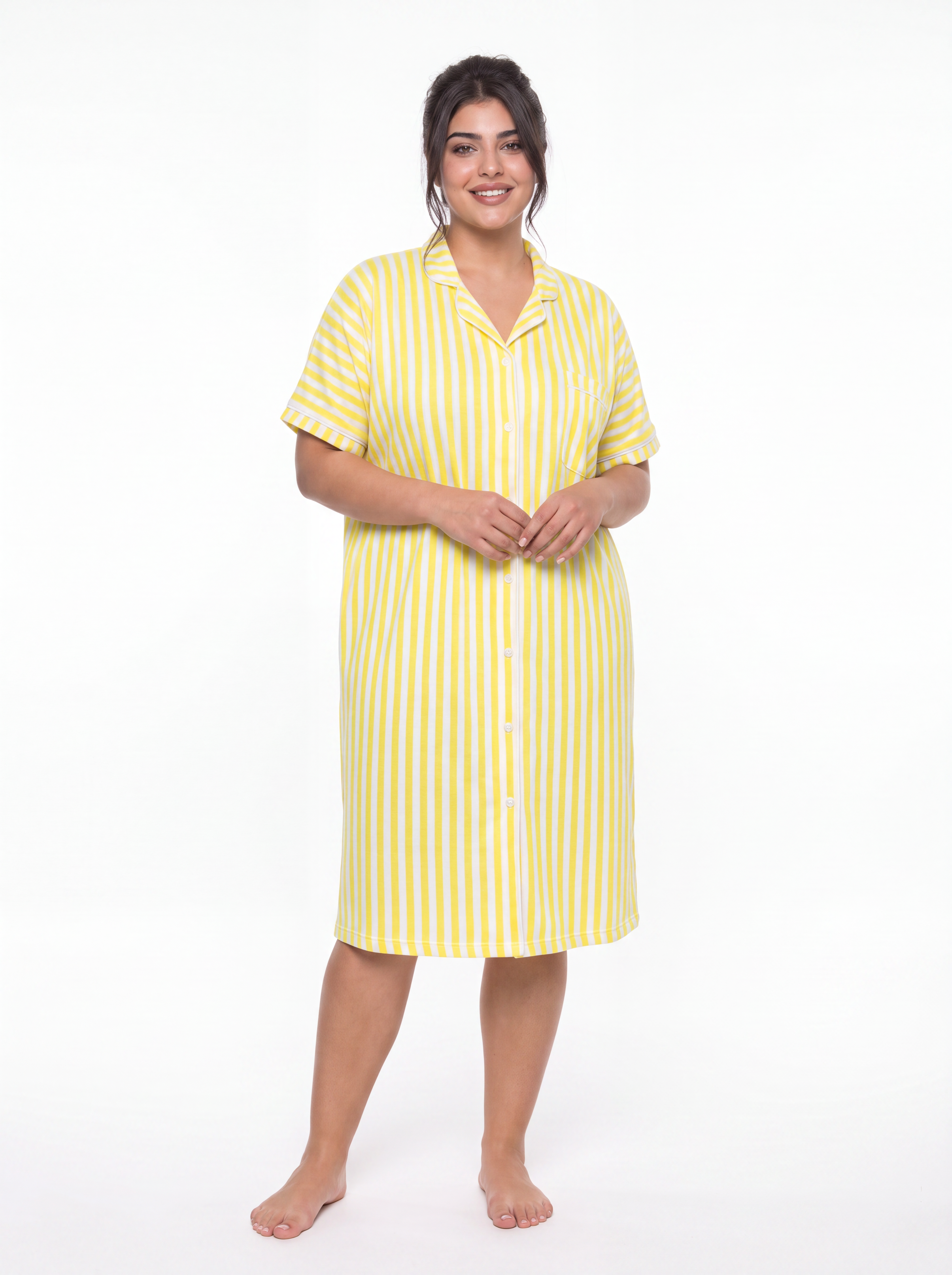 Striped Nightshirt - Yellow Secondary image