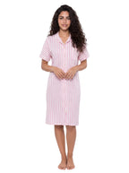 Striped Nightshirt - Pink