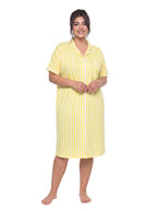Striped Nightshirt - Yellow