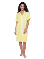 Striped Nightshirt - Yellow