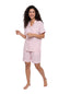 Striped Pajama short - Pink