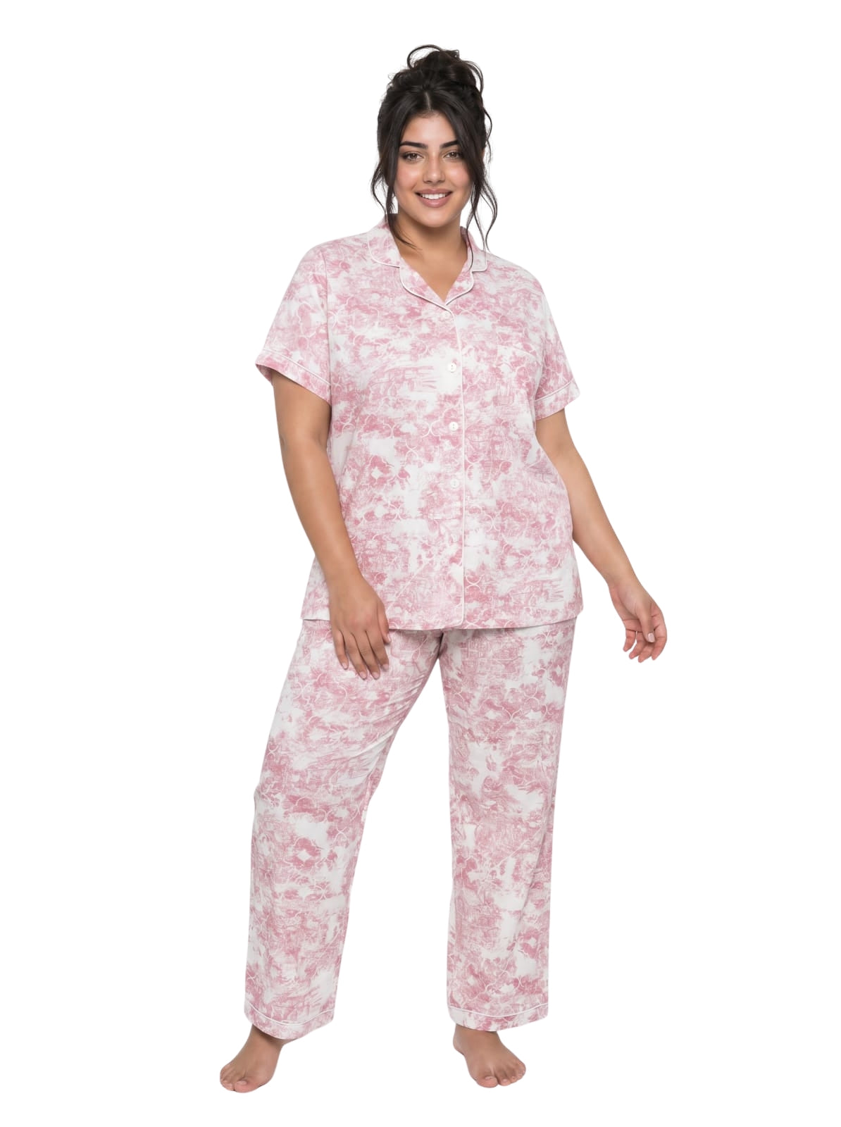 Cotton Pajama - Pink Secondary image