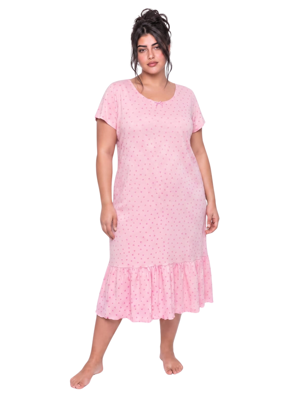Cotton Nightgown - Pink/ fuchsia Secondary image