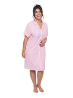 Striped Nightshirt - Pink