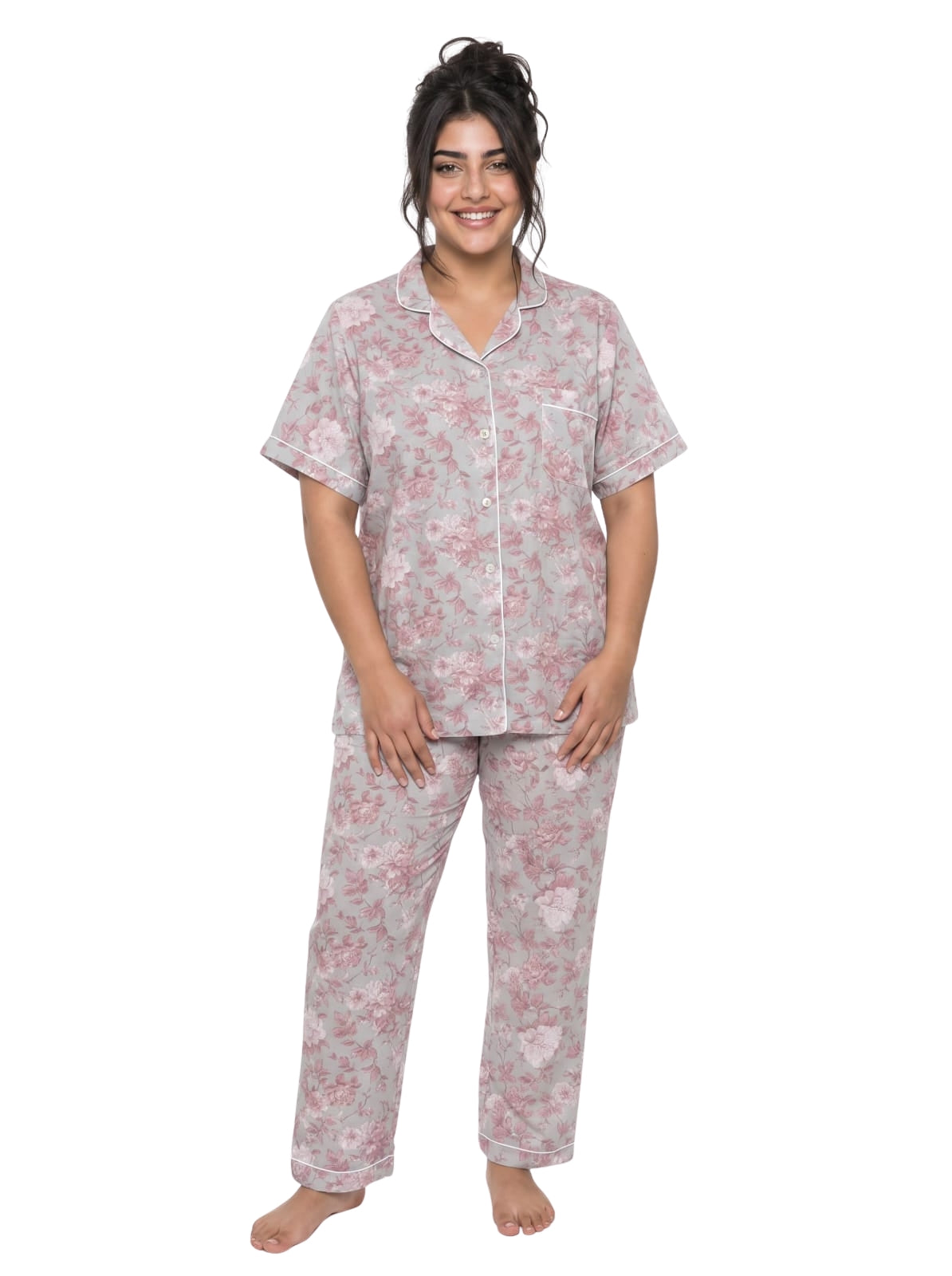 Floral Cotton pajama - Kashmir Secondary image