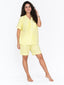 Striped Pajama short - Yellow